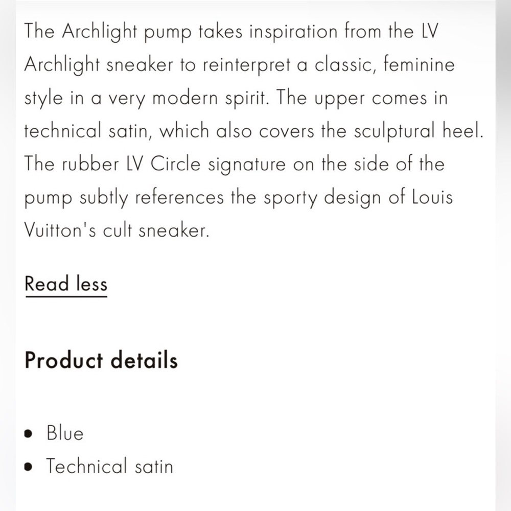 Authentic Louis Vuitton Blue Archlight Pumps - Picture 4 of 7